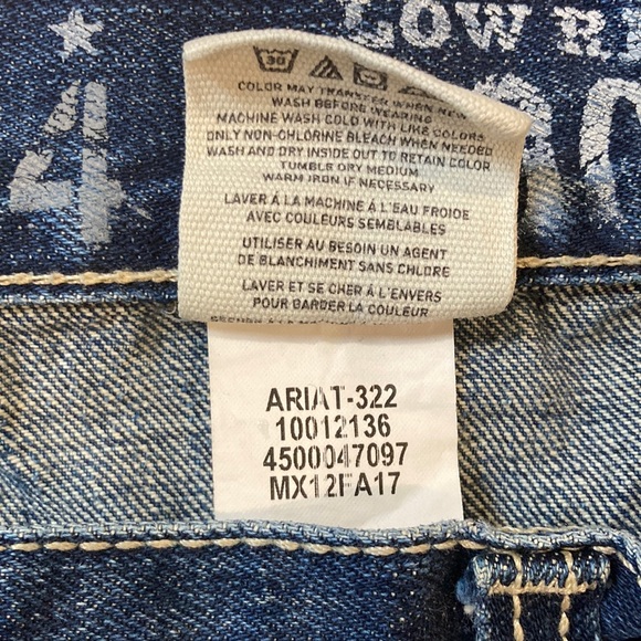 Men’s Ariat M4 Low Rise Boot Cut Jeans - Picture 3 of 4